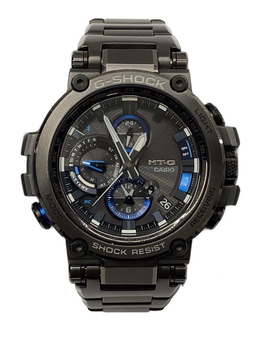 Casio MT-G Black Blue Men's Wristwatch MTG-B1000BD-1AJF: Casio MT-G Black Blue Men's Wristwatch MTG-B1000BD-1AJF This CASIO G-SHOCK MT-G men's wristwatch features an all-black design accented with blue details. Made in Japan, the MTG-B1000BD-1AJF model is k
