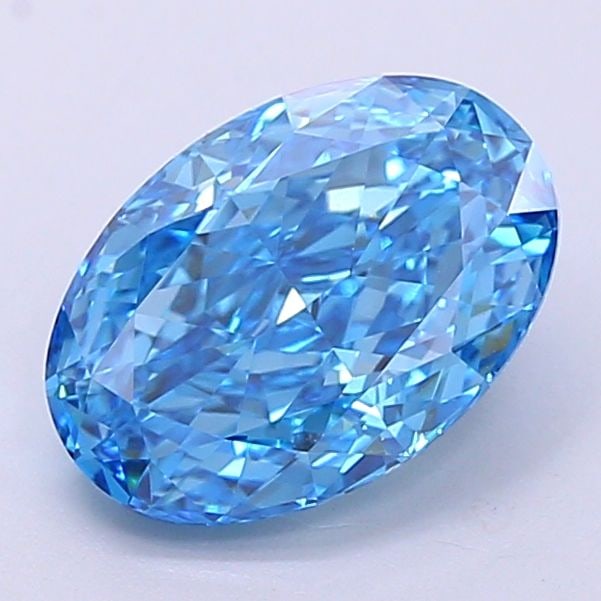 Loose Diamond - OVAL 2.56ct Fancy Vivid Blue VVS2: Loose Diamond - OVAL 2.56ct Fancy Vivid Blue VVS2 Source: This is a real non-mined Diamond that has been grown in a lab Shape: OVAL Carats: 2.56 Color: Fancy Vivid Blue Certification: IGI Video: