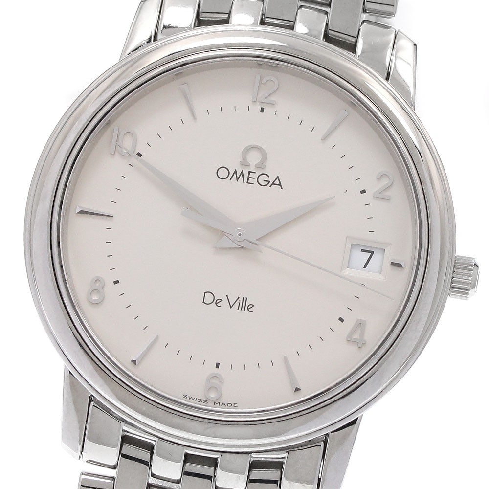 Omega De Ville Prestige Quartz Date Men's Steel Watch 4510.30 (1 of 6)