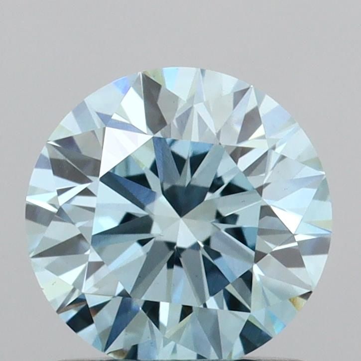 Ideal Loose Diamond - ROUND 1.03ct Fancy Vivid Blue VS1: Ideal Loose Diamond - ROUND 1.03ct Fancy Vivid Blue VS1 Source: This is a real non-mined Diamond that has been grown in a lab Shape: ROUND Carats: 1.03 Color: Fancy Vivid Blue Certification: IGI Video