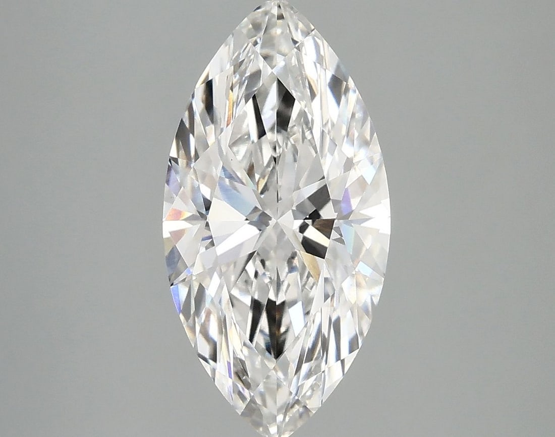 Loose Diamond - MARQUISE 2.55ct F VVS2: Loose Diamond - MARQUISE 2.55ct F VVS2 Source: This is a real non-mined Diamond that has been grown in a lab Shape: MARQUISE Carats: 2.55 Color: F Clarity: VVS2 Certification: IGI Video: