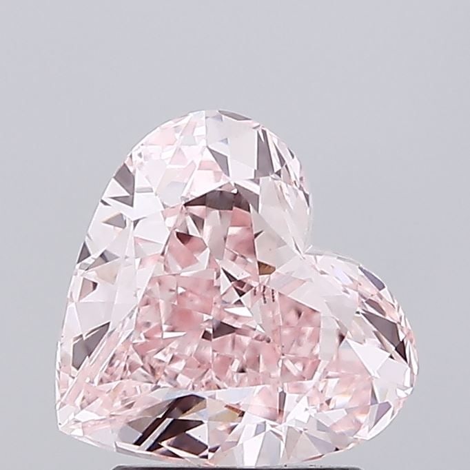 Loose Diamond - HEART 2.51ct Fancy Intense Pink VVS2: Loose Diamond - HEART 2.51ct Fancy Intense Pink VVS2 Source: This is a real non-mined Diamond that has been grown in a lab Shape: HEART Carats: 2.51 Color: Fancy Intense Pink Certification: IGI The Di