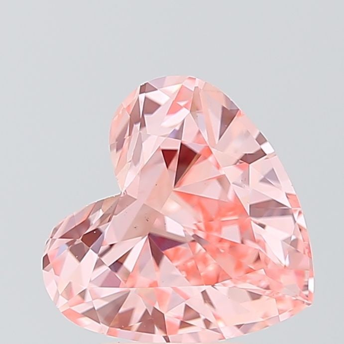 Loose Diamond - HEART 3.0ct Fancy Vivid Pink VS1: Loose Diamond - HEART 3.0ct Fancy Vivid Pink VS1 Source: This is a real non-mined Diamond that has been grown in a lab Shape: HEART Carats: 3.0 Color: Fancy Vivid Pink Certification: IGI Video: