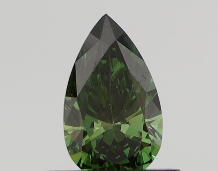 Loose Diamond - PEAR 0.53ct Fancy Green VS1: Loose Diamond - PEAR 0.53ct Fancy Green VS1 Source: This is a real non-mined Diamond that has been grown in a lab Shape: PEAR Carats: 0.53 Color: Fancy Green Certification: NONE Video: