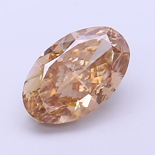 Loose Diamond - OVAL 1.5ct Fancy Light Brown VS1: Loose Diamond - OVAL 1.5ct Fancy Light Brown VS1 Source: This is a real non-mined Diamond that has been grown in a lab Shape: OVAL Carats: 1.5 Color: Fancy Light Brown Certification: IGI The Diamond D