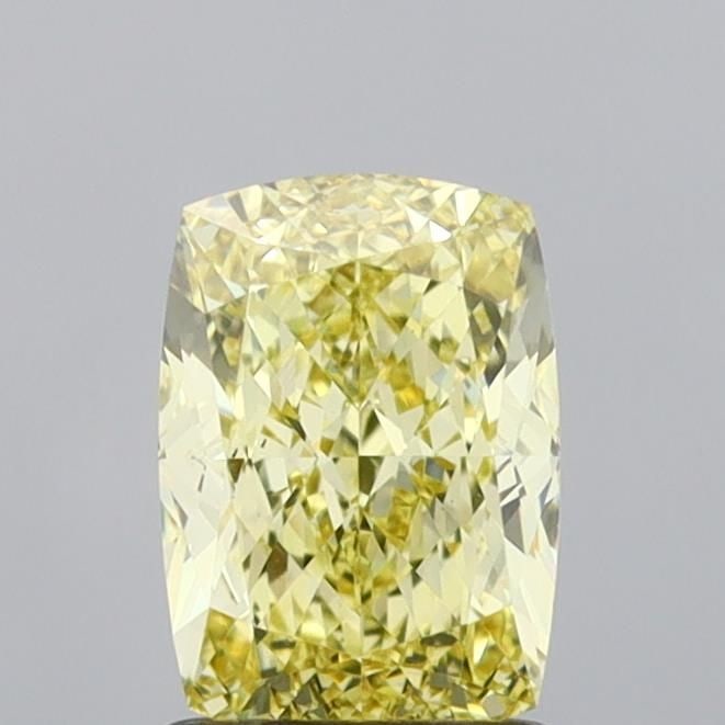 Loose Diamond - CUSHION MODIFIED 1.58ct Fancy Intense Yellow VS1