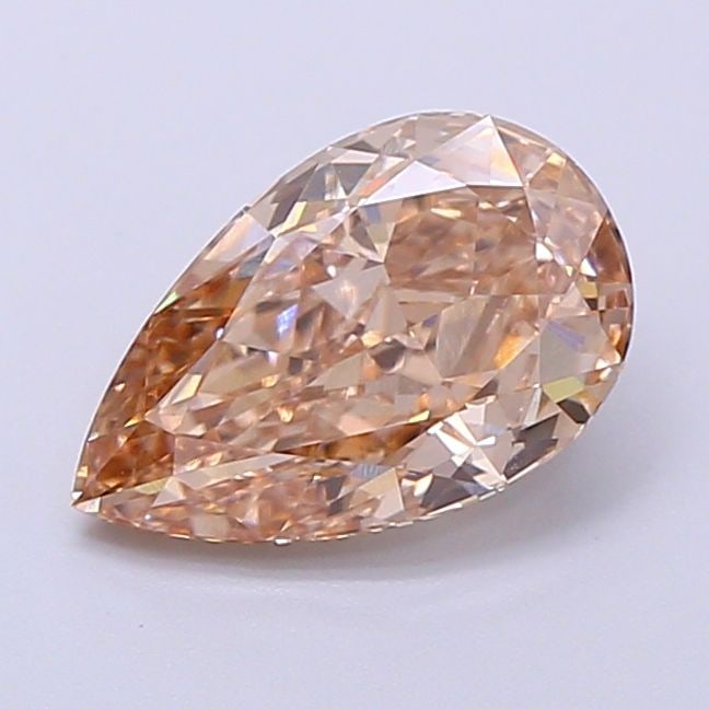Loose Diamond - PEAR 1.66ct Fancy Light Brown VVS2