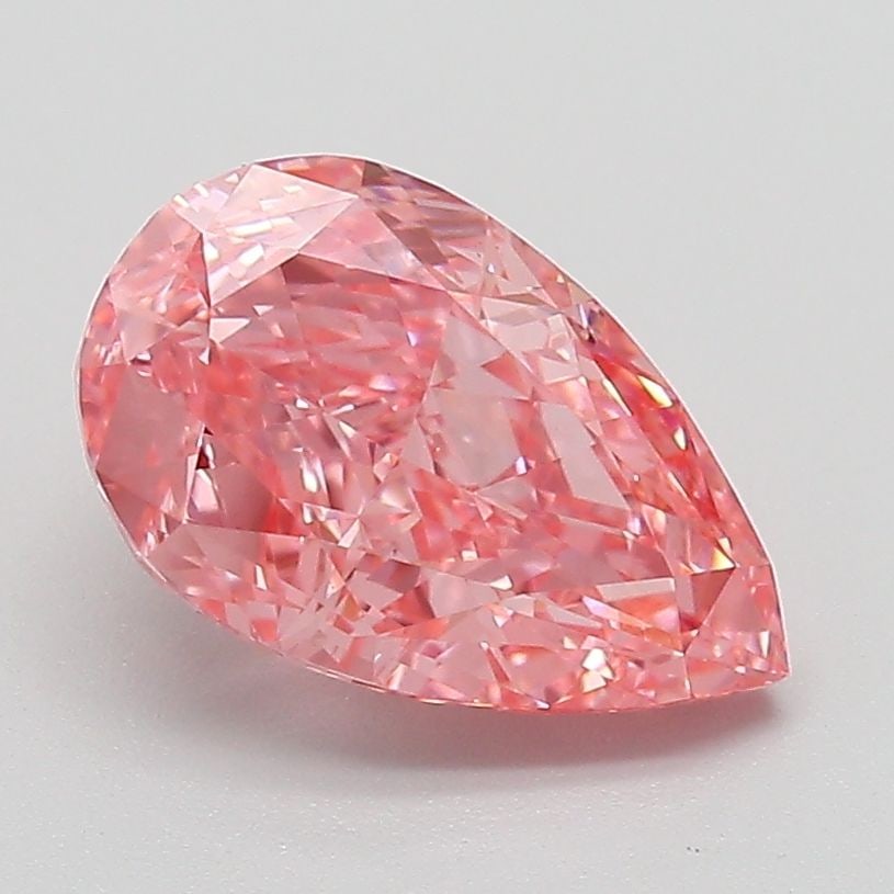 Loose Diamond - PEAR 2.06ct Fancy Vivid Pink VVS2