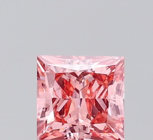 Loose Diamond - PRINCESS 1.17ct Fancy Vivid Pink VS2