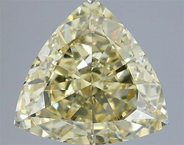 Loose Diamond - TRIANGULAR 4.1ct Fancy Intense Yellow VS1