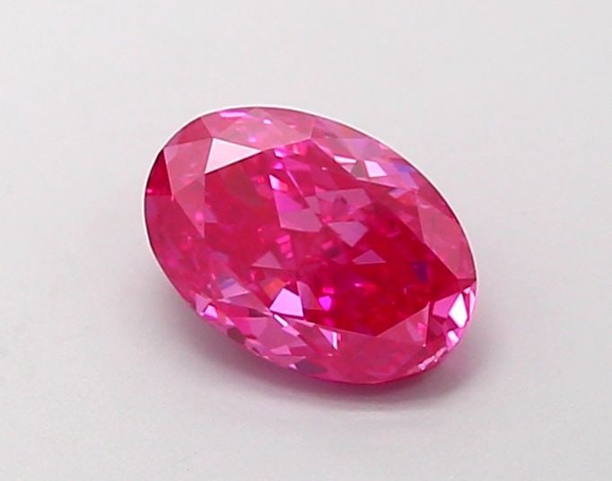 Loose Diamond - OVAL 1.02ct Fancy Vivid Pink SI1: Loose Diamond - OVAL 1.02ct Fancy Vivid Pink SI1 Source: This is a real non-mined Diamond that has been grown in a lab Shape: OVAL Carats: 1.02 Color: Fancy Vivid Pink Certification: IGI Video: