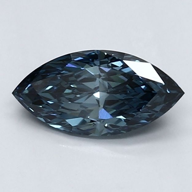 Loose Diamond - MARQUISE 0.99ct Fancy Vivid Blue VS2