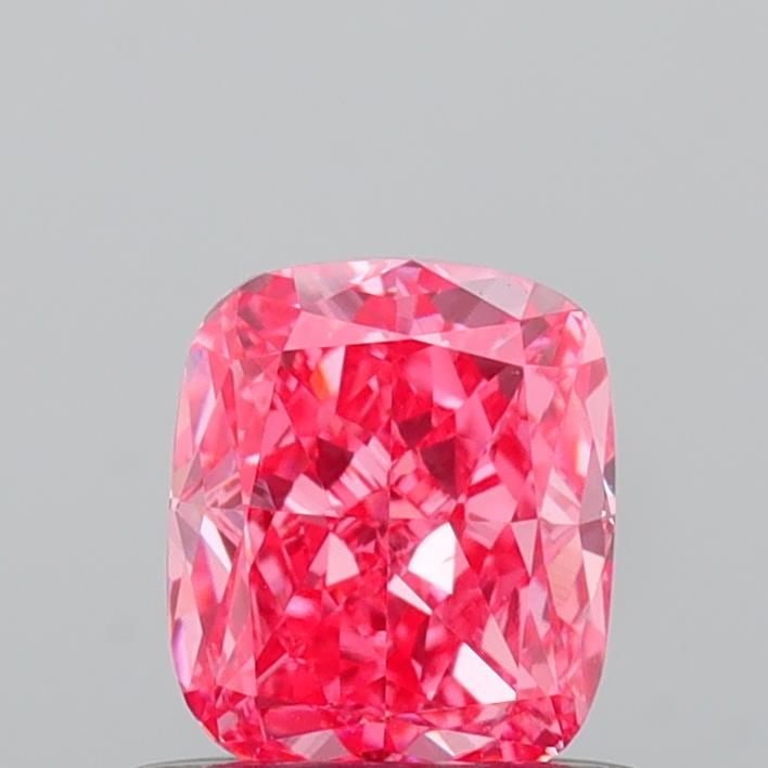 Loose Diamond - CUSHION MODIFIED 0.62ct Fancy Vivid Pink VS1
