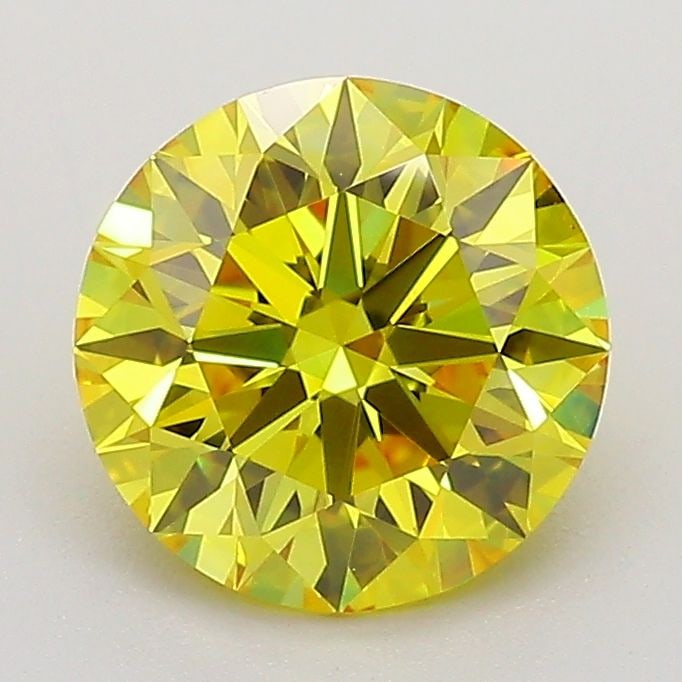 Loose Diamond - ROUND 1.68ct Fancy Vivid Yellow VVS1: Loose Diamond - ROUND 1.68ct Fancy Vivid Yellow VVS1 Source: This is a real non-mined Diamond that has been grown in a lab Shape: ROUND Carats: 1.68 Color: Fancy Vivid Yellow Certification: IGI The Di