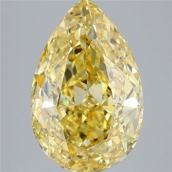 Loose Diamond - PEAR 6.02ct Fancy Vivid Yellow VS2: Loose Diamond - PEAR 6.02ct Fancy Vivid Yellow VS2 Source: This is a real non-mined Diamond that has been grown in a lab Shape: PEAR Carats: 6.02 Color: Fancy Vivid Yellow Certification: IGI Video: