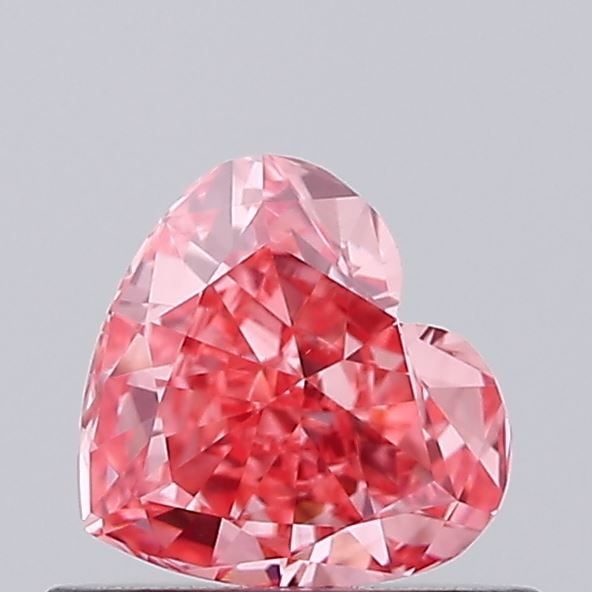 Loose Diamond - HEART 0.52ct Fancy Vivid Pink VS1: Loose Diamond - HEART 0.52ct Fancy Vivid Pink VS1 Source: This is a real non-mined Diamond that has been grown in a lab Shape: HEART Carats: 0.52 Color: Fancy Vivid Pink Certification: IGI Video: