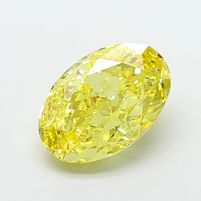 Loose Diamond - OVAL 4.51ct Fancy Intense Yellow VS1: Loose Diamond - OVAL 4.51ct Fancy Intense Yellow VS1 Source: This is a real non-mined Diamond that has been grown in a lab Shape: OVAL Carats: 4.51 Color: Fancy Intense Yellow Certification: IGI Video