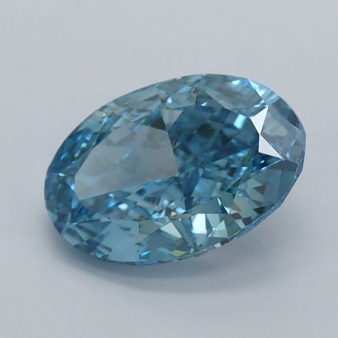 Loose Diamond - OVAL 1.04ct Fancy Vivid Blue VVS2: Loose Diamond - OVAL 1.04ct Fancy Vivid Blue VVS2 Source: This is a real non-mined Diamond that has been grown in a lab Shape: OVAL Carats: 1.04 Color: Fancy Vivid Blue Certification: IGI Video: