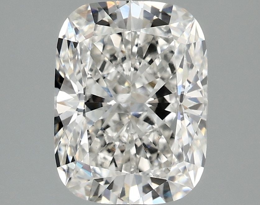 Loose Diamond - CUSHION MODIFIED 2.58ct F VS1: Loose Diamond - CUSHION MODIFIED 2.58ct F VS1 Source: This is a real non-mined Diamond that has been grown in a lab Shape: CUSHION MODIFIED Carats: 2.58 Color: F Clarity: VS1 Certification: IGI Video: