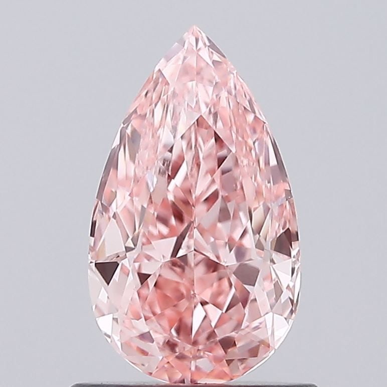Loose Diamond - PEAR 1.01ct Fancy Vivid Pink VVS2: Loose Diamond - PEAR 1.01ct Fancy Vivid Pink VVS2 Source: This is a real non-mined Diamond that has been grown in a lab Shape: PEAR Carats: 1.01 Color: Fancy Vivid Pink Certification: IGI Video: