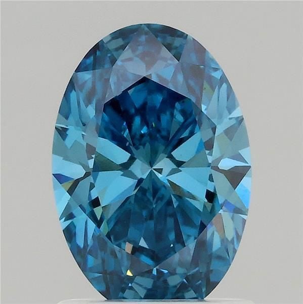 Loose Diamond - OVAL 1.23ct Fancy Vivid Blue VS1: Loose Diamond - OVAL 1.23ct Fancy Vivid Blue VS1 Source: This is a real non-mined Diamond that has been grown in a lab Shape: OVAL Carats: 1.23 Color: Fancy Vivid Blue Certification: IGI Video: