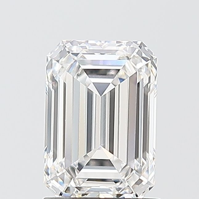 Loose Diamond - EMERALD 1.56ct E VVS2: Loose Diamond - EMERALD 1.56ct E VVS2 Source: This is a real non-mined Diamond that has been grown in a lab Shape: EMERALD Carats: 1.56 Color: E Clarity: VVS2 Certification: IGI Video:
