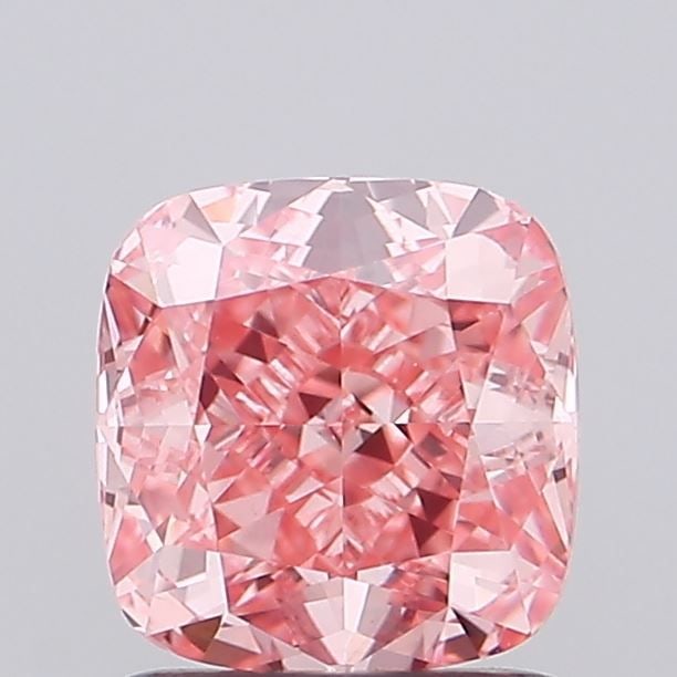 Loose Diamond - CUSHION MODIFIED 1.4ct Fancy Vivid Pink VS1: Loose Diamond - CUSHION MODIFIED 1.4ct Fancy Vivid Pink VS1 Source: This is a real non-mined Diamond that has been grown in a lab Shape: CUSHION MODIFIED Carats: 1.4 Color: Fancy Vivid Pink Certificat