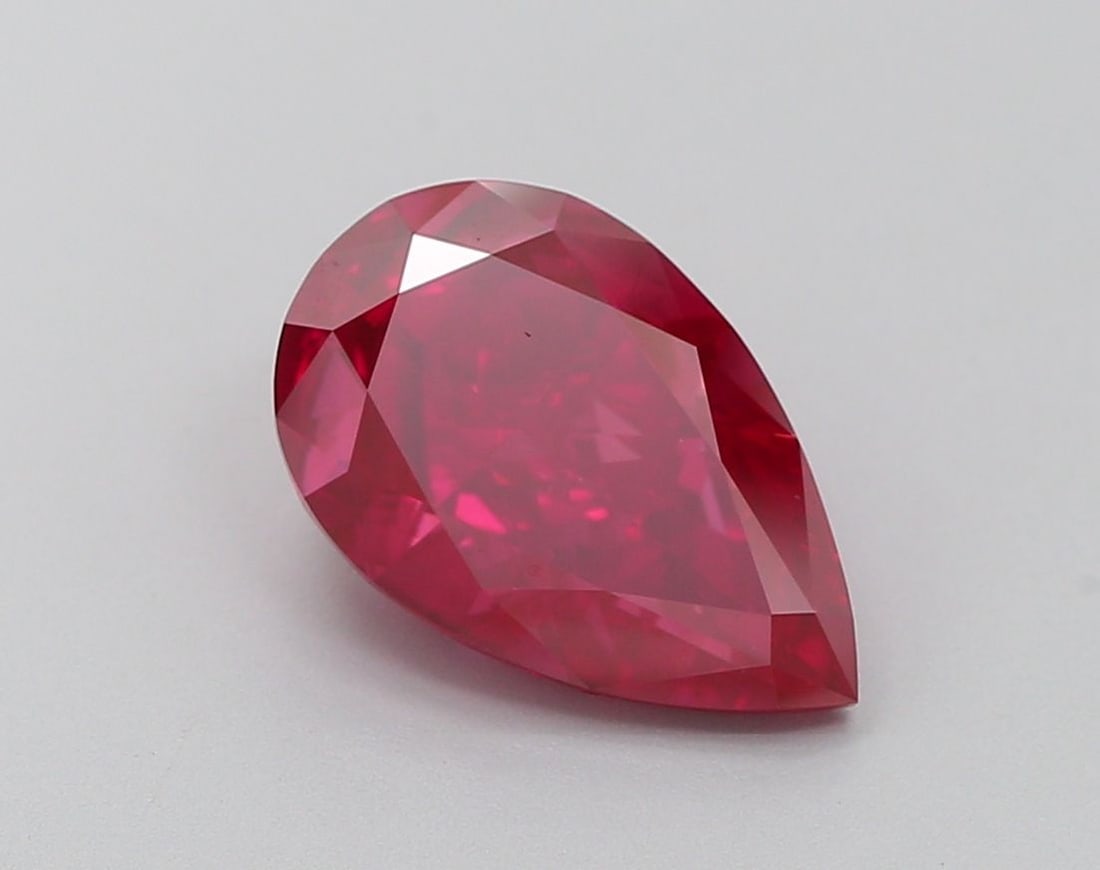 Loose Diamond - PEAR 3.34ct Fancy Deep Pink SI1 (1 of 1)