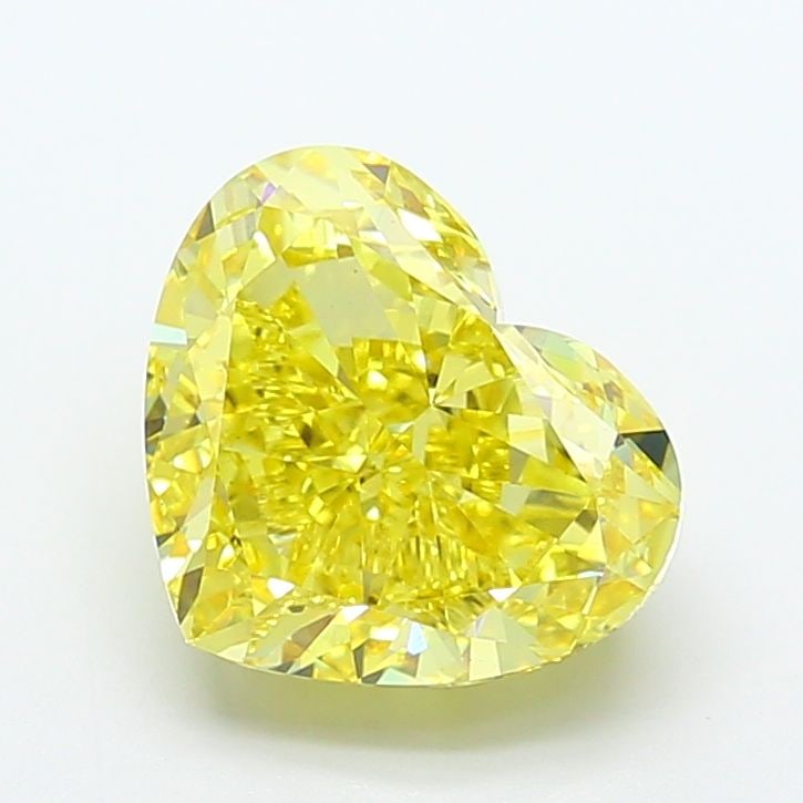 Loose Diamond - HEART 8.02ct Fancy Vivid Yellow VS1: Loose Diamond - HEART 8.02ct Fancy Vivid Yellow VS1 Source: This is a real non-mined Diamond that has been grown in a lab Shape: HEART Carats: 8.02 Color: Fancy Vivid Yellow Certification: IGI Video: