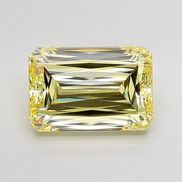 Loose Diamond - RADIANT 5.0ct Fancy Yellow VS1: Loose Diamond - RADIANT 5.0ct Fancy Yellow VS1 Source: This is a real non-mined Diamond that has been grown in a lab Shape: RADIANT Carats: 5.0 Color: Fancy Yellow Certification: IGI Video: