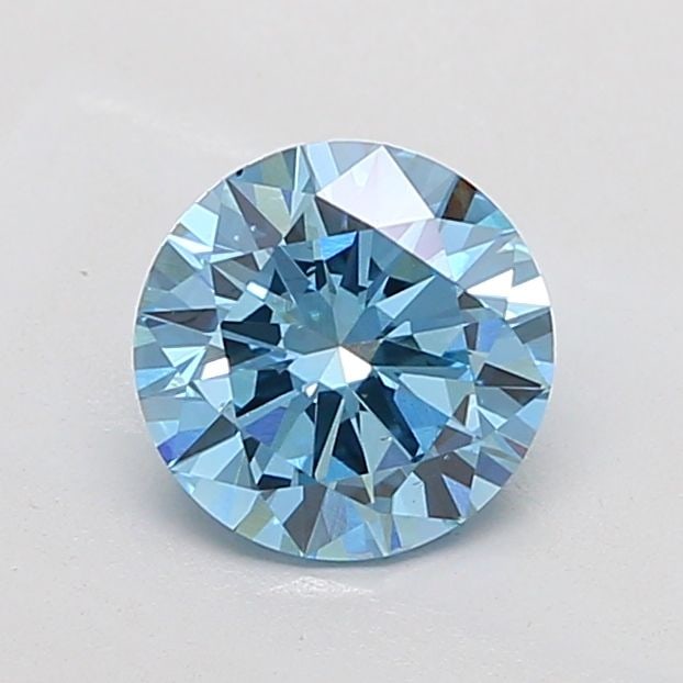 Loose Diamond - ROUND 1.5ct Fancy Vivid Blue VS2