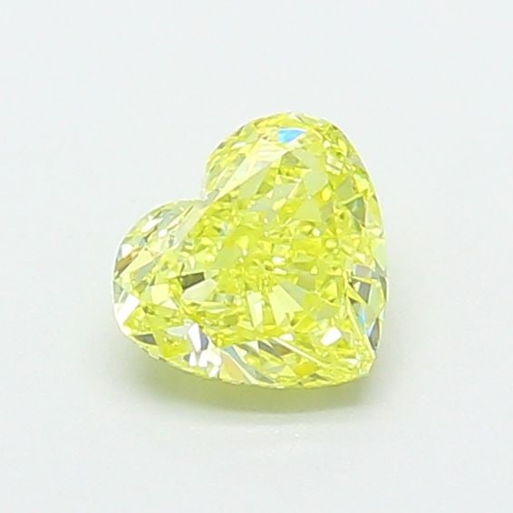 Loose Diamond - HEART 0.76ct Fancy Intense Yellow VVS2: Loose Diamond - HEART 0.76ct Fancy Intense Yellow VVS2 Source: This is a real non-mined Diamond that has been grown in a lab Shape: HEART Carats: 0.76 Color: Fancy Intense Yellow Certification: IGI Vi