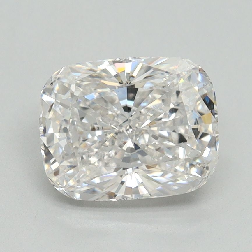 Loose Diamond - CUSHION MODIFIED 2.01ct D VS1: Loose Diamond - CUSHION MODIFIED 2.01ct D VS1 Source: This is a real non-mined Diamond that has been grown in a lab Shape: CUSHION MODIFIED Carats: 2.01 Color: D Clarity: VS1 Certification: IGI Video: