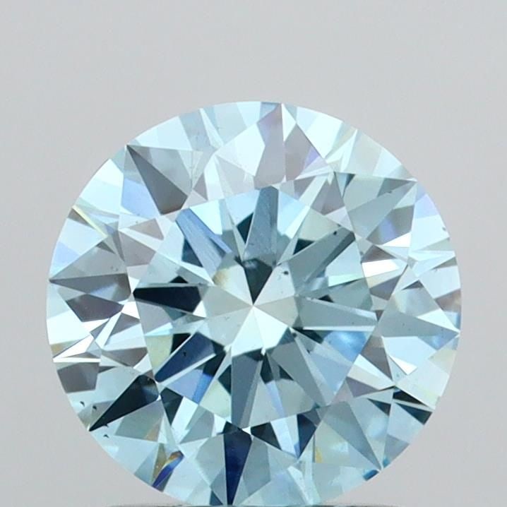 Ideal Loose Diamond - ROUND 1.5ct Fancy Vivid Blue VS2: Ideal Loose Diamond - ROUND 1.5ct Fancy Vivid Blue VS2 Source: This is a real non-mined Diamond that has been grown in a lab Shape: ROUND Carats: 1.5 Color: Fancy Vivid Blue Certification: IGI Video: