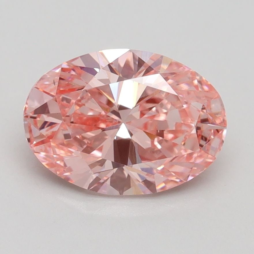 Loose Diamond - OVAL 1.8ct Fancy Vivid Pink SI1: Loose Diamond - OVAL 1.8ct Fancy Vivid Pink SI1 Source: This is a real non-mined Diamond that has been grown in a lab Shape: OVAL Carats: 1.8 Color: Fancy Vivid Pink Certification: IGI Video: