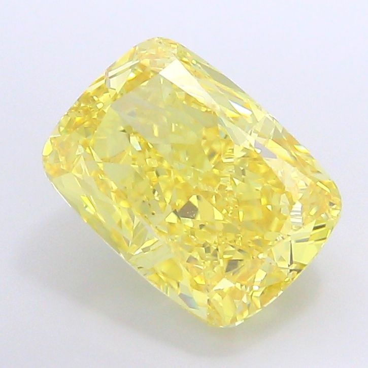 Loose Diamond - CUSHION MODIFIED 8.03ct Fancy Vivid Yellow VS1 (1 of 1)