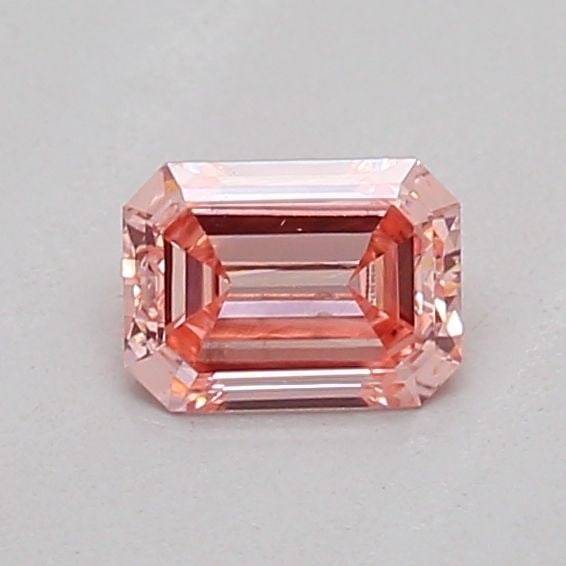 Loose Diamond - EMERALD 0.24ct Fancy Intense Pink VS2: Loose Diamond - EMERALD 0.24ct Fancy Intense Pink VS2 Source: This is a real non-mined Diamond that has been grown in a lab Shape: EMERALD Carats: 0.24 Color: Fancy Intense Pink Certification: IGI