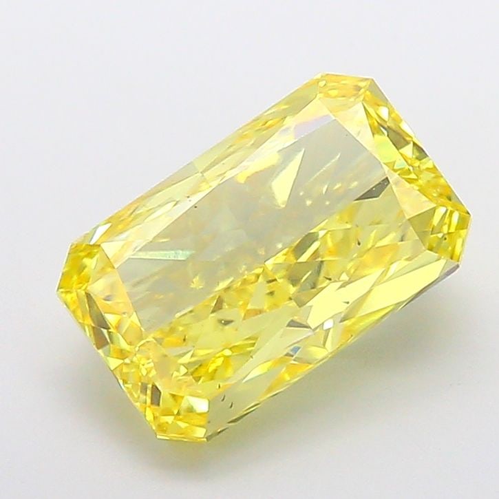 Loose Diamond - RADIANT 5.06ct Fancy Vivid Yellow VS2: Loose Diamond - RADIANT 5.06ct Fancy Vivid Yellow VS2 Source: This is a real non-mined Diamond that has been grown in a lab Shape: RADIANT Carats: 5.06 Color: Fancy Vivid Yellow Certification: IGI