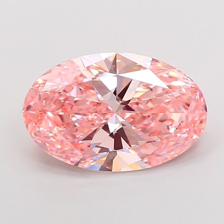 Loose Diamond - OVAL 4.01ct Fancy Vivid Pink VVS2: Loose Diamond - OVAL 4.01ct Fancy Vivid Pink VVS2 Source: This is a real non-mined Diamond that has been grown in a lab Shape: OVAL Carats: 4.01 Color: Fancy Vivid Pink Certification: IGI Video: