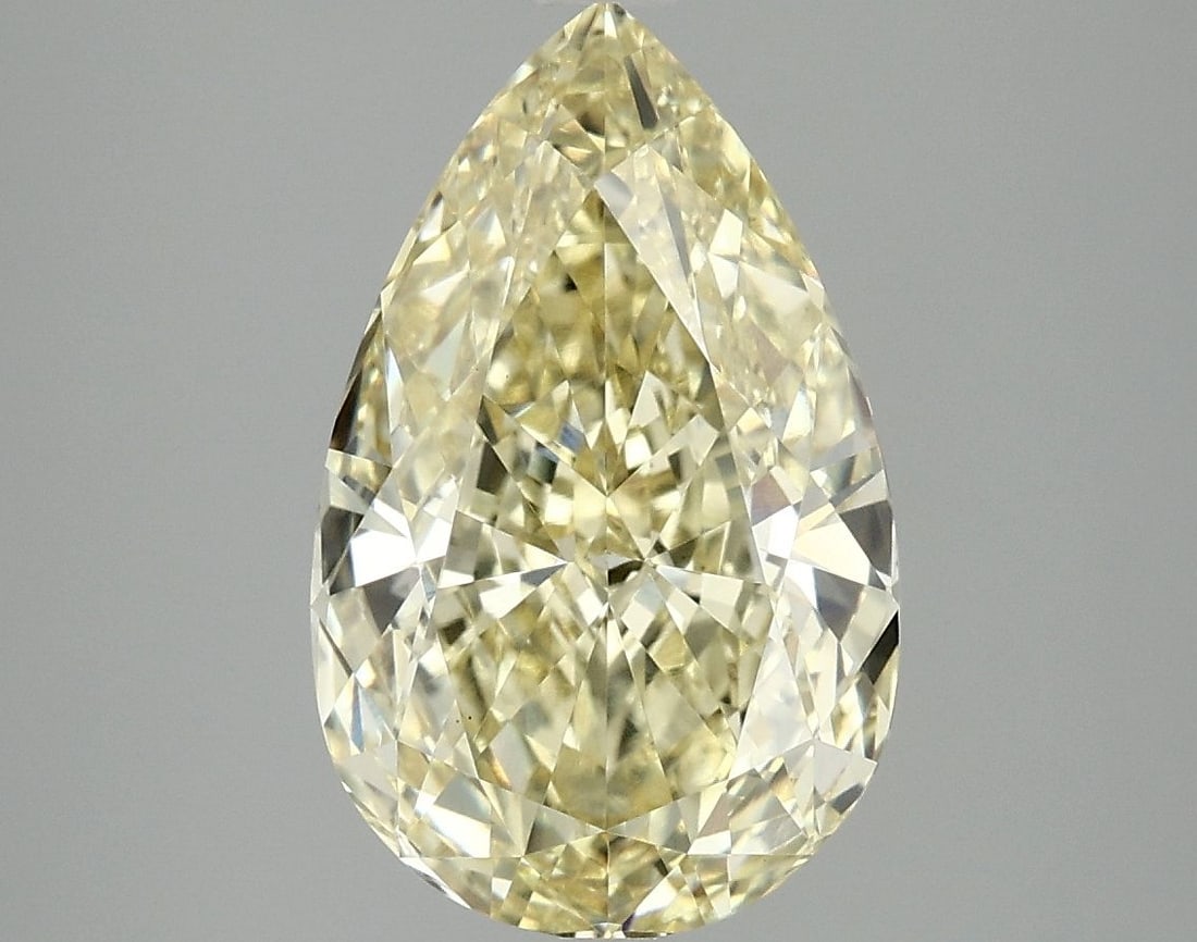 Loose Diamond - PEAR 4.07ct Fancy Intense Yellow VS1 (1 of 1)