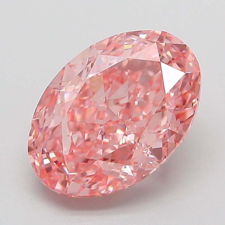 Loose Diamond - OVAL 3.26ct Fancy Vivid Pink VVS2: Loose Diamond - OVAL 3.26ct Fancy Vivid Pink VVS2 Source: This is a real non-mined Diamond that has been grown in a lab Shape: OVAL Carats: 3.26 Color: Fancy Vivid Pink Certification: IGI The Diamond 