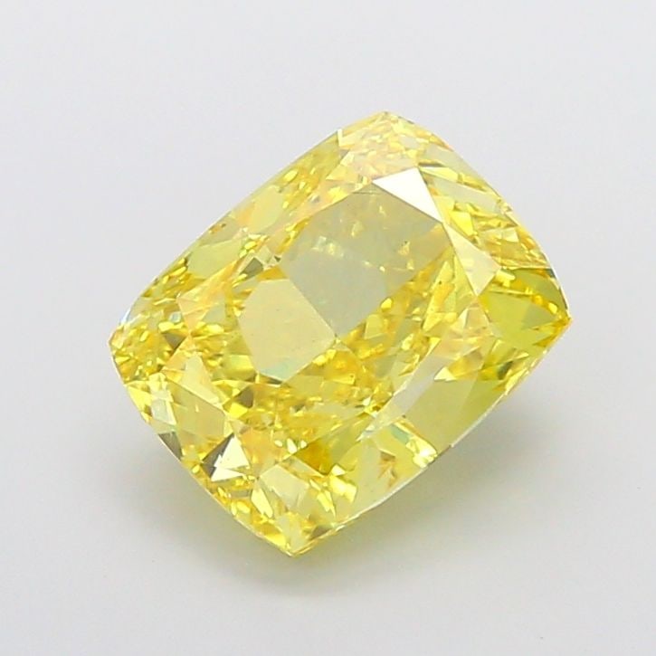 Loose Diamond - CUSHION MODIFIED 8.0ct Fancy Vivid Yellow VS2 (1 of 1)