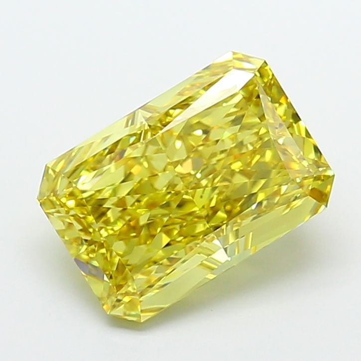 Loose Diamond - RADIANT 7.26ct Fancy Vivid Yellow VVS2: Loose Diamond - RADIANT 7.26ct Fancy Vivid Yellow VVS2 Source: This is a real non-mined Diamond that has been grown in a lab Shape: RADIANT Carats: 7.26 Color: Fancy Vivid Yellow Certification: IGI Vi