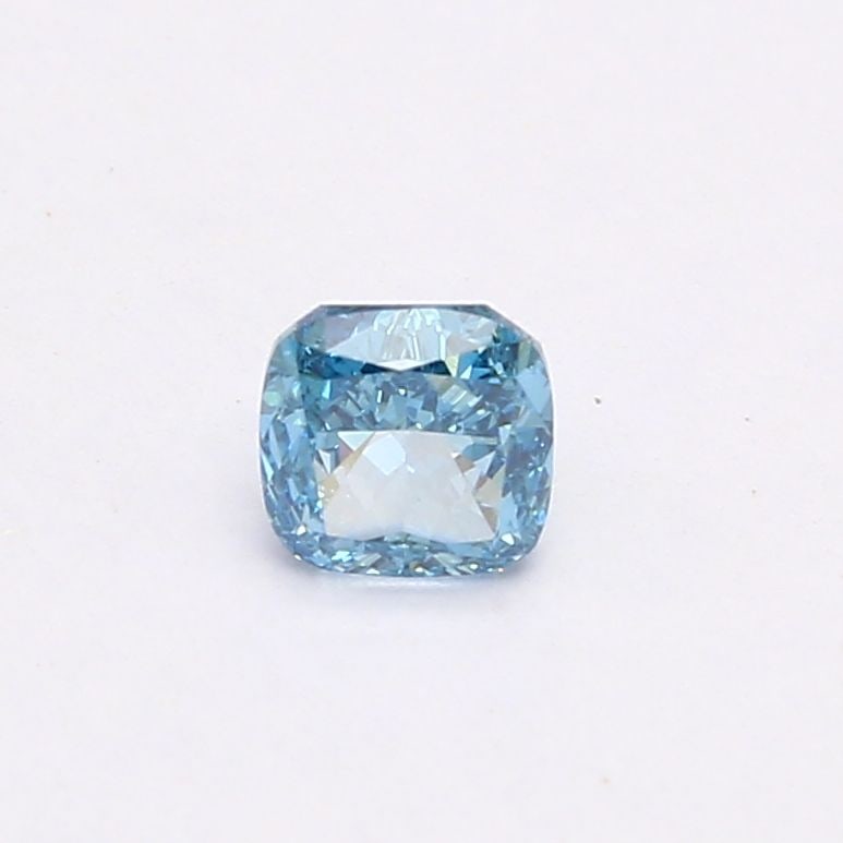 Loose Diamond - CUSHION BRILLIANT 0.53ct Fancy Vivid Blue VS1: Loose Diamond - CUSHION BRILLIANT 0.53ct Fancy Vivid Blue VS1 Source: This is a real non-mined Diamond that has been grown in a lab Shape: CUSHION BRILLIANT Carats: 0.53 Color: Fancy Vivid Blue Certif