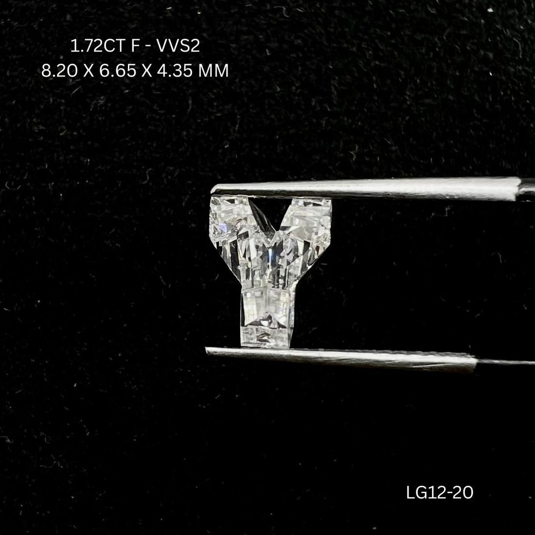 Loose Diamond - OTHER 1.72ct F VVS2: Loose Diamond - OTHER 1.72ct F VVS2 Source: This is a real non-mined Diamond that has been grown in a lab Shape: OTHER Carats: 1.72 Color: F Clarity: VVS2 Certification: NONE Video: