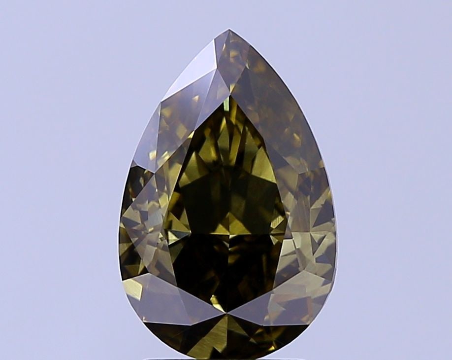 Loose Diamond - PEAR 3.05ct Fancy Yellow Gray SI1: Loose Diamond - PEAR 3.05ct Fancy Yellow Gray SI1 Source: This is a real non-mined Diamond that has been grown in a lab Shape: PEAR Carats: 3.05 Color: Fancy Yellow Gray Certification: IGI Video:
