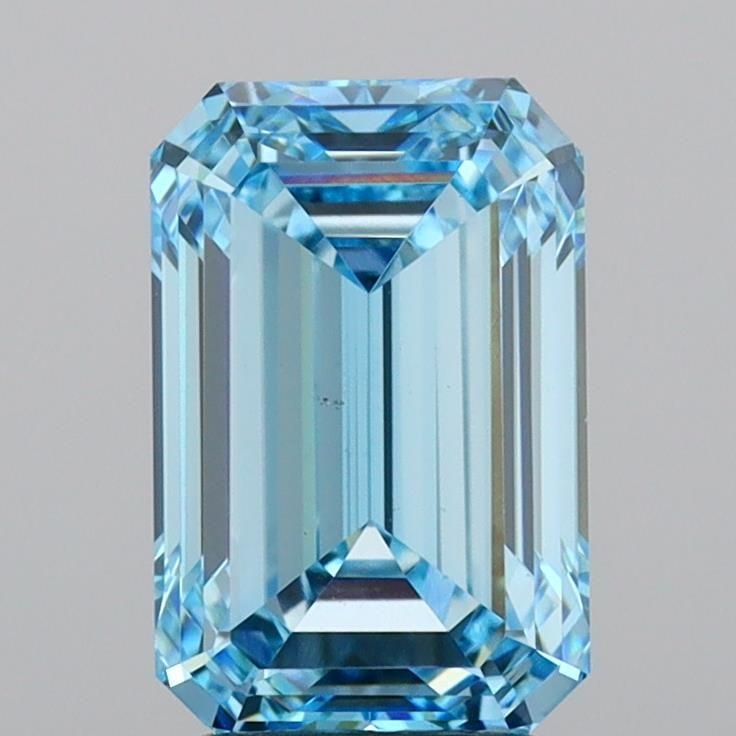 Loose Diamond - EMERALD 3.0ct Fancy Intense Blue VS1: Loose Diamond - EMERALD 3.0ct Fancy Intense Blue VS1 Source: This is a real non-mined Diamond that has been grown in a lab Shape: EMERALD Carats: 3.0 Color: Fancy Intense Blue Certification: IGI Video