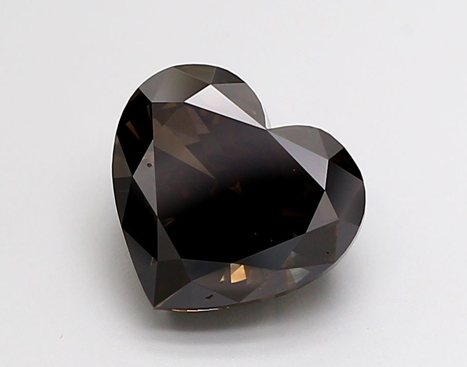 Loose Diamond - HEART 4.05ct Fancy Vivid Black VS1: Loose Diamond - HEART 4.05ct Fancy Vivid Black VS1 Source: This is a real non-mined Diamond that has been grown in a lab Shape: HEART Carats: 4.05 Color: Fancy Vivid Black Certification: NONE Video: