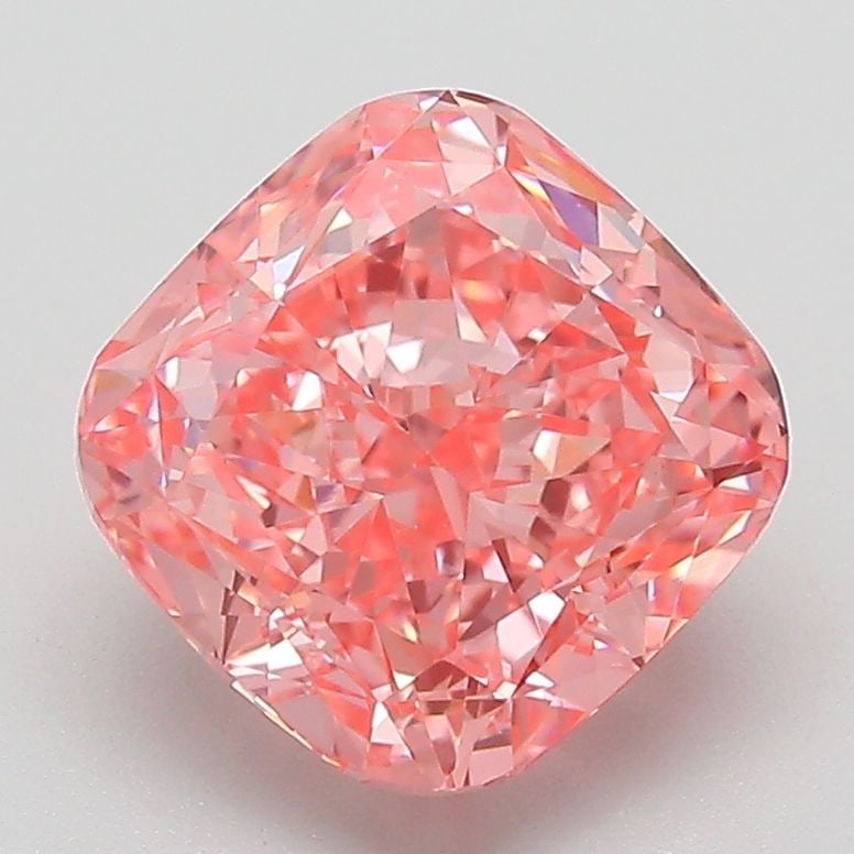 Loose Diamond - CUSHION MODIFIED 3.01ct Fancy Vivid Pink VVS2: Loose Diamond - CUSHION MODIFIED 3.01ct Fancy Vivid Pink VVS2 Source: This is a real non-mined Diamond that has been grown in a lab Shape: CUSHION MODIFIED Carats: 3.01 Color: Fancy Vivid Pink Certifi