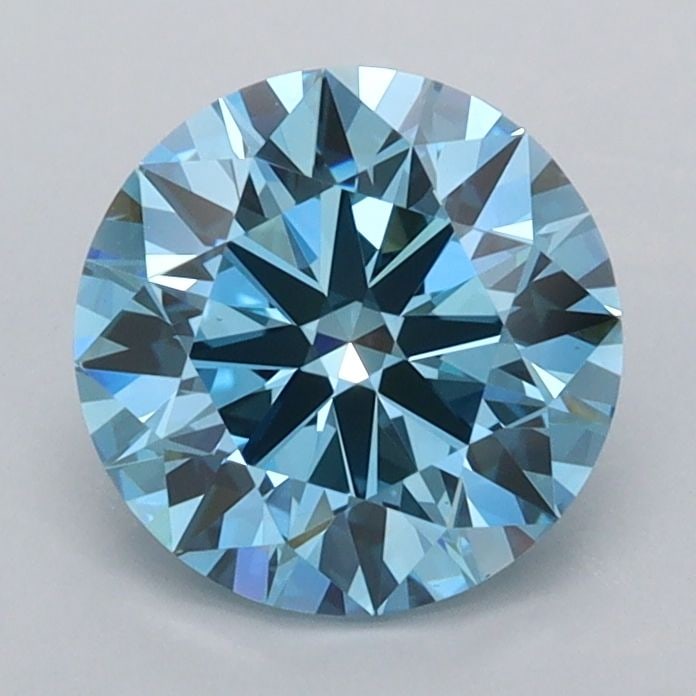 Ideal Loose Diamond - ROUND 1.53ct Fancy Vivid Blue VVS1: Ideal Loose Diamond - ROUND 1.53ct Fancy Vivid Blue VVS1 Source: This is a real non-mined Diamond that has been grown in a lab Shape: ROUND Carats: 1.53 Color: Fancy Vivid Blue Certification: IGI Vide